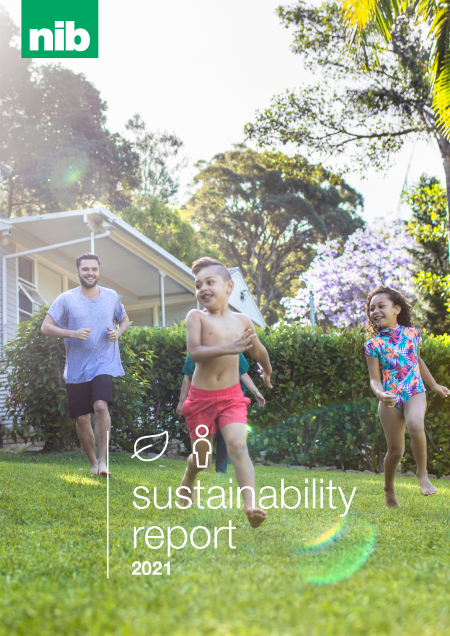 nib AR21 Sustainability Report cover